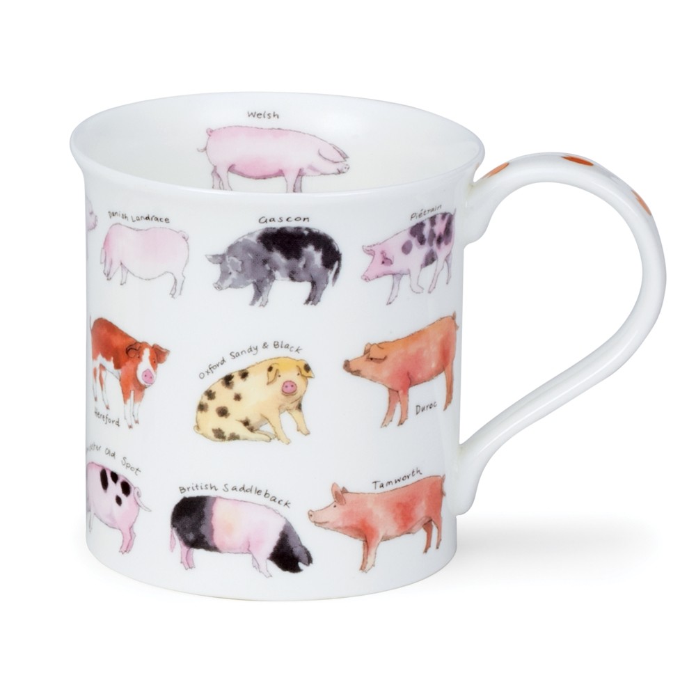 MUG BUTE ANIMAL BREEDS - COCHON