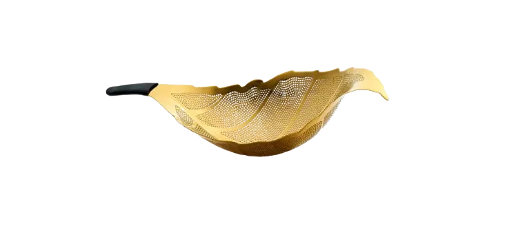 [DM-LEAF-OR] INFUSEUR LEAF INOX OR