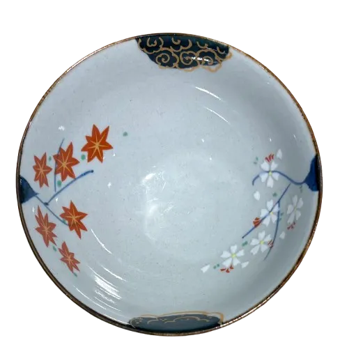 BOL A RIZ ROUGE DECOR ÉRABLE