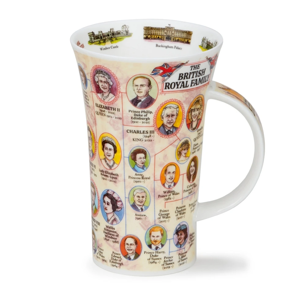 [DN-GLE-BRF] MUG GLENCOE BRITISH ROYAL FAMILY