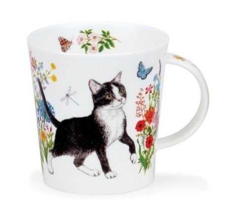 [DN-LOM-FC1] MUG LOMOND FLORAL CATS - NOIR