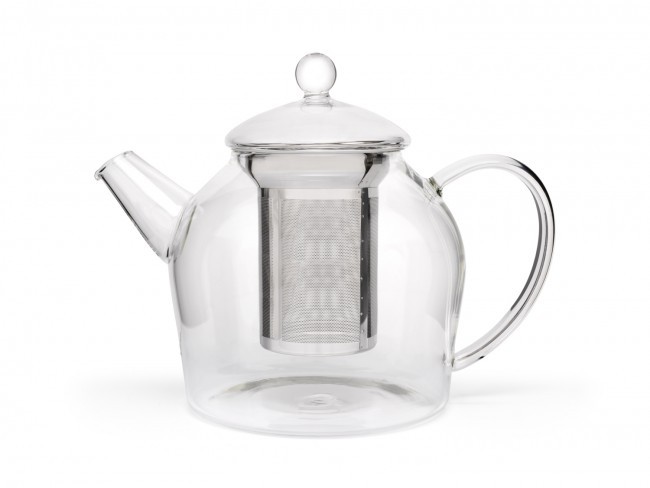[BD-MINU-12VR] THEIERE MINUET SANTHEE VERRE FILTRE INOX 1,2L