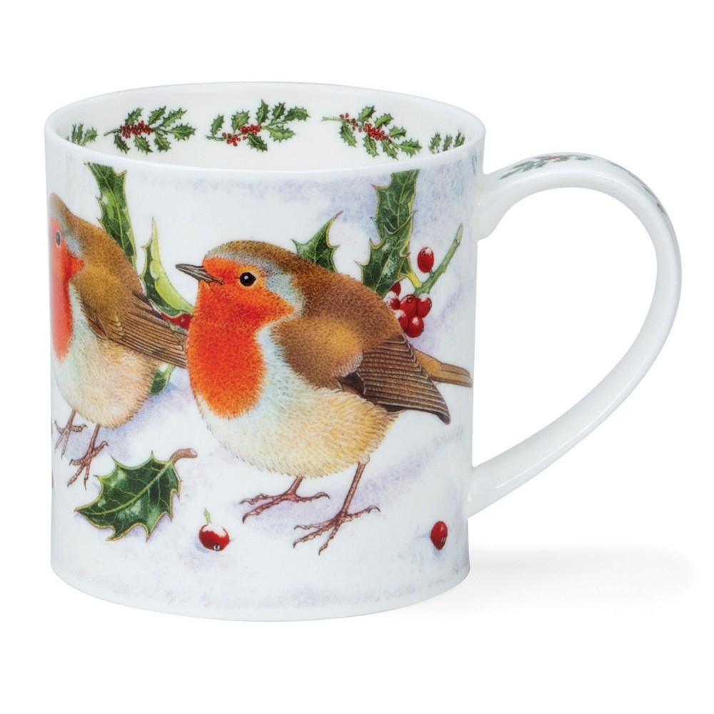 MUG ORKNEY FESTIVE BIRDS - ROBIN