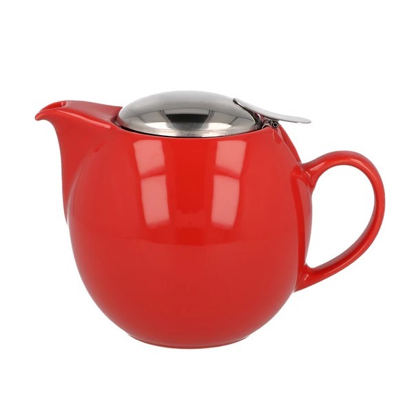 [ZJ-BBN04-TO] THEIERE  EN PORCELAINE 680 ML (Tomato)