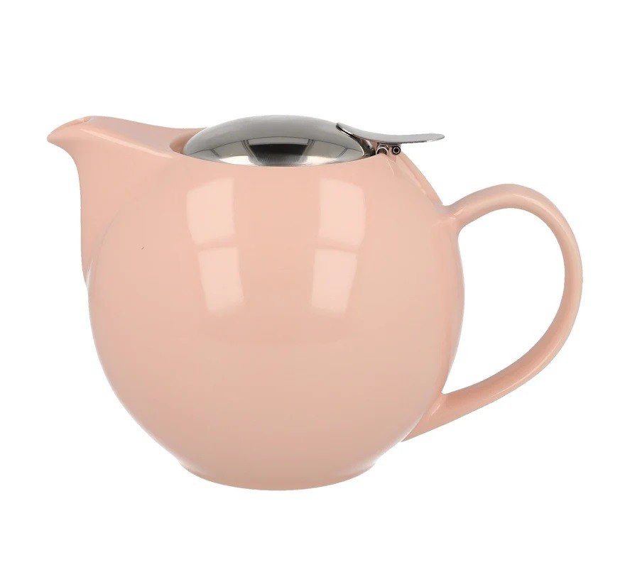[ZJ-BBN006-PI] THEIERE PORCELAINE 1L (Rose)