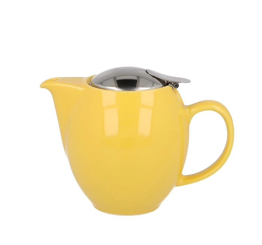 [ZJ-BBN01-YP] THEIERE PORCELAINE 350 ML (Jaune)
