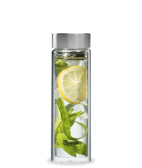 [QW-02-12] THEIERE NOMADE VERRE INOX 430ML