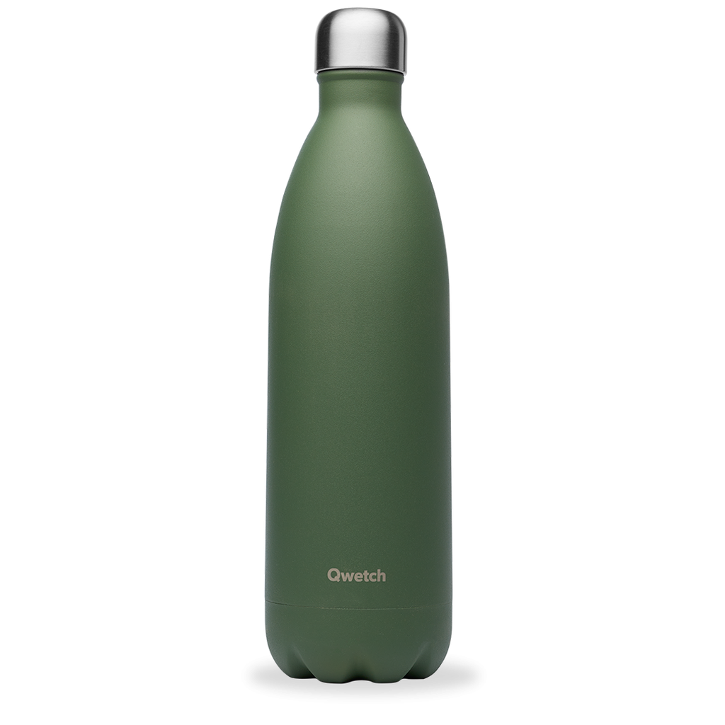 [QW-1000-04] BOUTEILLE ISOTHERME UNIE 1L (Kaki)