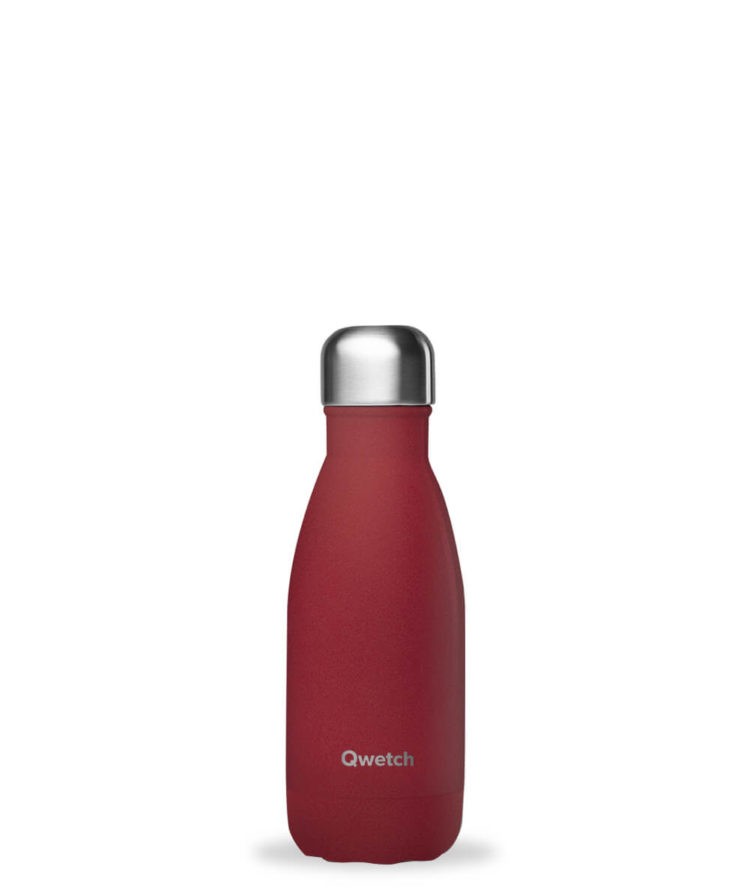 [QW-260-15] BOUTEILLE ISOTHERME UNIE 260ML (Granite rouge)