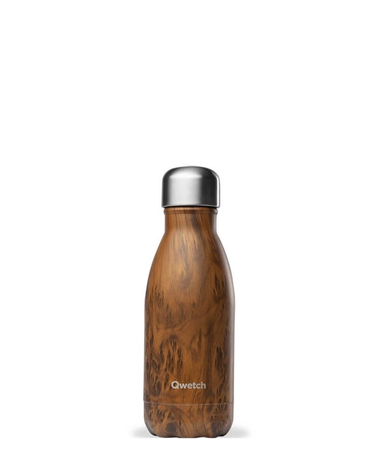 [QW-260-12] BOUTEILLE ISOTHERME MOTIFS 260ML (Wood)