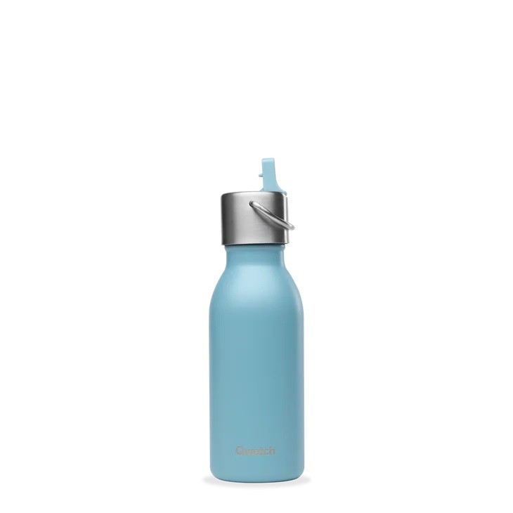 [QW-350-05] BOUTEILLE KIDS ISO UNIE 350ml (Matt bleu)